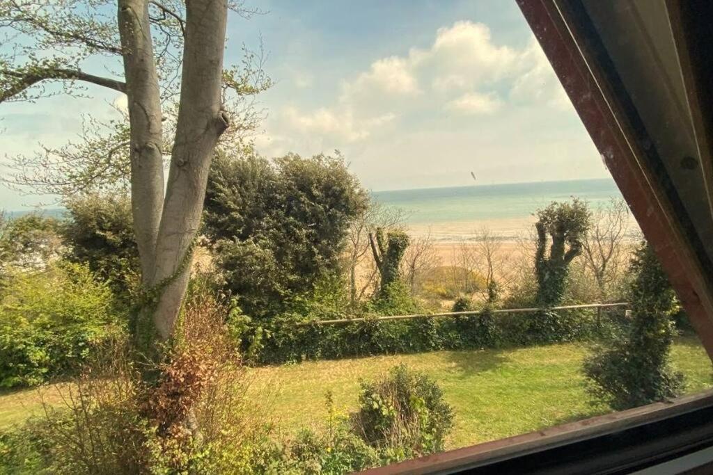Villa Front Line Chalet With Open Sea Views & Swimming Pool In Kingsdown No14 Exterior foto